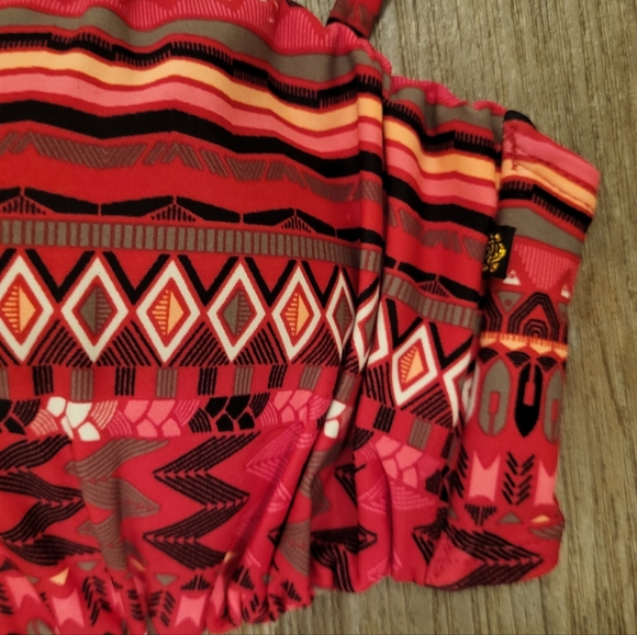 LA Vie En Rose Aztec Print Bikini Size Medium - Picture 6 of 7